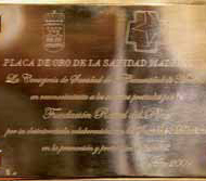 PLaca de oro