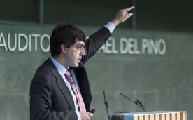 La Fundación Rafael del Pino celebra la Conferencia Magistral de Jesús Fernández Villaverde “Volver a empezar: el Reto de una Nueva Modernización Económica de España”. En Madrid el 29 de abril de 2015. DS