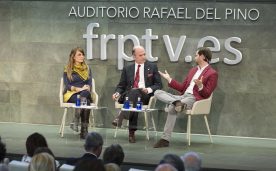 La Fundación Rafael del Pino organiza el diálogo “El engaño populista". Por qué se arruinan nuestros países y cómo rescatarlos” con motivo de la presentación del libro que mantendrán los autores Axel Kaiser y Gloria Álvarez y que será moderado por Carlos Rodríguez Braun.En Madrid el 30 de mayo de 2016.